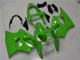 Billige Kawasaki ZX6R Motorrad Verkleidung 2000-2002 - Grun Schwarz