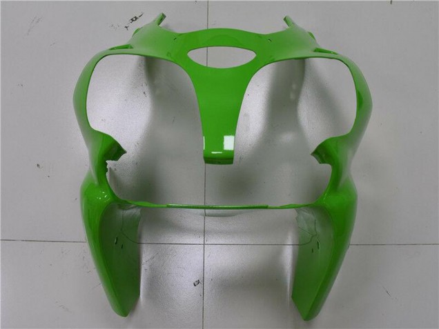 Billige Kawasaki ZX6R Motorrad Verkleidung 2000-2002 - Grun Schwarz