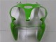 Billige Kawasaki ZX6R Motorrad Verkleidung 2000-2002 - Grun Schwarz