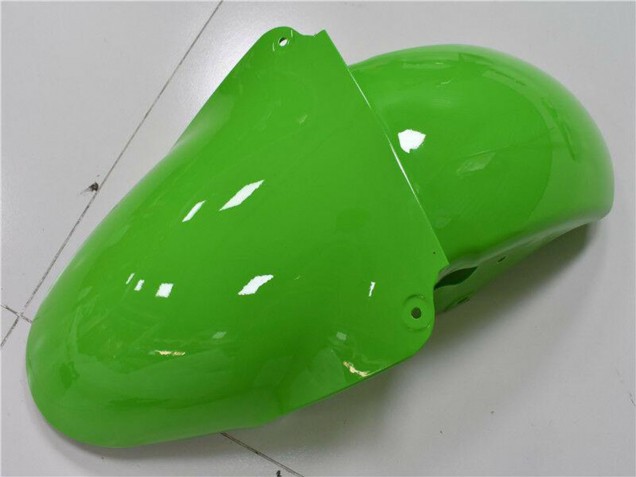 Billige Kawasaki ZX6R Motorrad Verkleidung 2000-2002 - Grun Schwarz