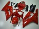 Billige Kawasaki ZX6R Motorrad Verkleidung Kit 2003-2004 - Rot