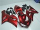 Billige Kawasaki ZX6R Motorrad Verkleidung 2005-2006 - Bonbon Rot