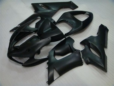 Billige Kawasaki ZX6R Motorrad Verkleidung 2005-2006 - Matt Schwarz