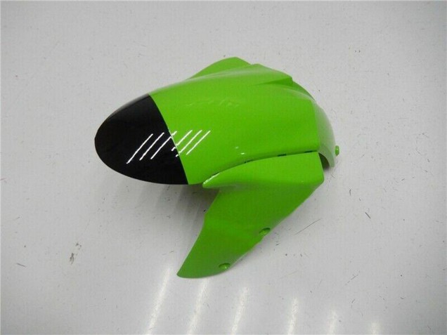 Billige Kawasaki ZX6R Motorrad Verkleidung 2005-2006 - Grun Glanzendes Schwarz