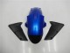 Billige Kawasaki ZX6R Motorrad Verkleidung Kit 2005-2006 - Blau Glanzendes Schwarz