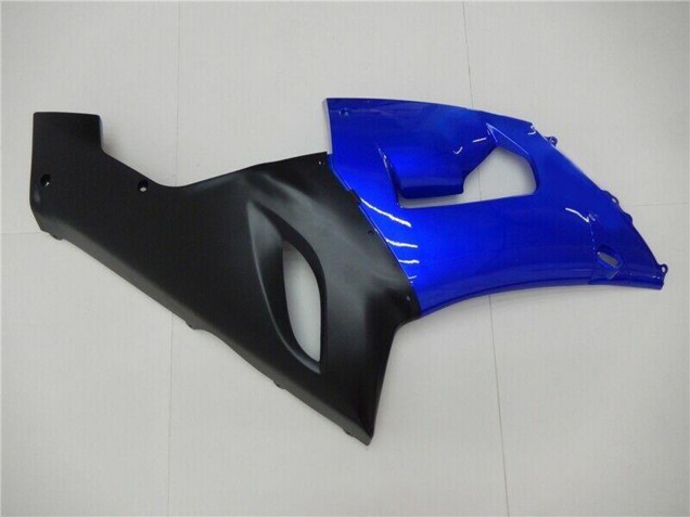 Billige Kawasaki ZX6R Motorrad Verkleidung 2005-2006 - Blau Matt Schwarz