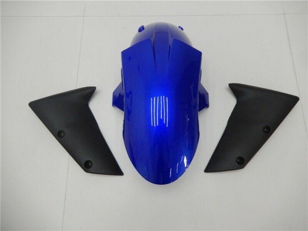 Billige Kawasaki ZX6R Motorrad Verkleidung 2005-2006 - Blau Matt Schwarz