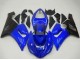 Billige Kawasaki ZX6R Motorrad Verkleidung 2005-2006 - Blau Matt Schwarz