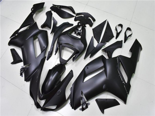 Billige Kawasaki ZX6R Motorrad Verkleidung 2007-2008 - Matt Schwarz
