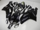 Billige Kawasaki ZX6R Motorrad Verkleidung 2007-2008 - Glanzendes Schwarz