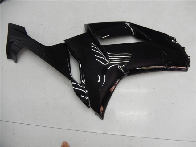 Billige Kawasaki ZX6R Motorrad Verkleidung 2007-2008 - Glanzendes Schwarz