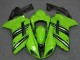 Billige Kawasaki ZX6R Motorrad Verkleidung Kit 2007-2008 - Grun Schwarz