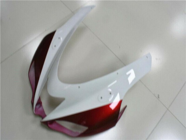 Billige Kawasaki ZX6R Motorrad Verkleidung 2007-2008 - Weiss Schwarz Rot