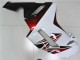 Billige Kawasaki ZX6R Motorrad Verkleidung 2007-2008 - Weiss Schwarz Rot
