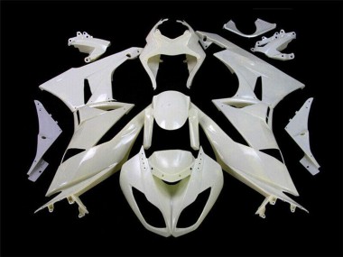 Billige Kawasaki ZX6R Motorrad Verkleidung 2009-2012 - Unbemalt