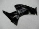 Billige Kawasaki ZX6R Motorrad Verkleidung 2009-2012 - Glanzendes Schwarz Grun