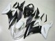 Billige Kawasaki ZX6R Abs Verkleidungen 2013-2018 - Weiss Matt Schwarz