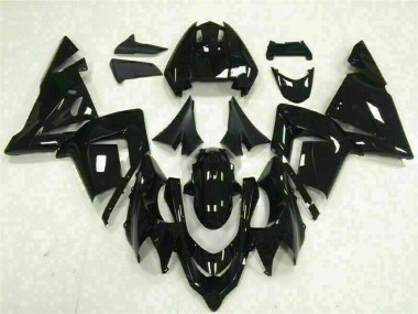 Billige Kawasaki ZX10R Motorrad Verkleidung 2004-2005 - Glanzendes Schwarz