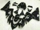 Billige Kawasaki ZX10R Motorrad Verkleidung 2004-2005 - Glanzendes Schwarz