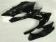 Billige Kawasaki ZX10R Motorrad Verkleidung 2004-2005 - Glanzendes Schwarz