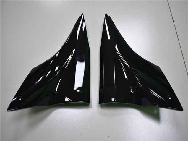 Billige Kawasaki ZX10R Motorrad Verkleidung 2006-2007 - Glanzendes Schwarz Grun Flamme