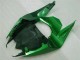 Billige Kawasaki ZX10R Motorrad Verkleidung 2008-2010 - Glanzendes Schwarz Grun Flamme