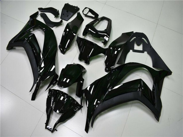Billige Kawasaki ZX10R Motorrad Verkleidung 2011-2015 - Glanzendes Schwarz