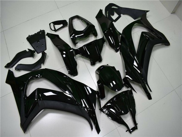Billige Kawasaki ZX10R Motorrad Verkleidung 2011-2015 - Glanzendes Schwarz