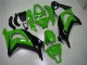 Billige Kawasaki ZX10R Motorrad Verkleidung 2011-2015 - Grun Glanzendes Schwarz
