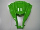 Billige Kawasaki ZX10R Motorrad Verkleidung 2011-2015 - Grun Glanzendes Schwarz
