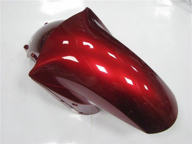 Billige Kawasaki ZX14R ZZR1400 Motorrad Verkleidung 2006-2011 - Rot Schwarz
