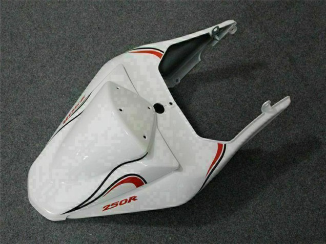 Billige Kawasaki EX250 Motorrad Verkleidung 2008-2012 - Weiss Rot
