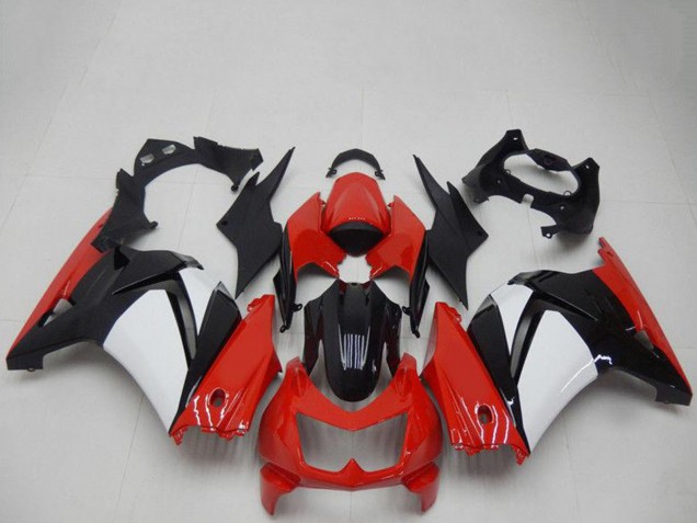 Billige Kawasaki EX250 Motorrad Verkleidung 2008-2012 - Rot Weiss Schwarz