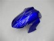 Billige Kawasaki Ninja 300 EX300R Motorrad Verkleidung 2013-2024 - Blau Schwarz Weiss Flamme
