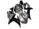 Billige Yamaha YZF R1 Motorrad Verkleidung 2002-2003 - Silber Matt Schwarz