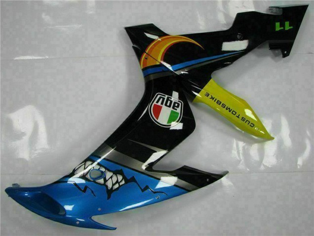 Billige Yamaha YZF R1 Motorrad Verkleidung 2004-2006 - Blau Gelb Hai