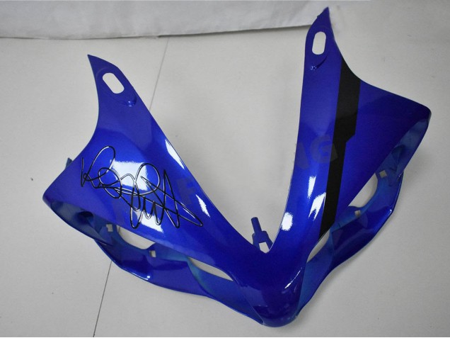 Billige Yamaha YZF R1 Motorrad Verkleidung 2007-2008 - Blau Gelb Schwarz Hai