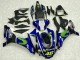 Billige Yamaha YZF R1 Motorrad Verkleidung 2015-2019 - Blau Silber Schwarz Grun MoviStar