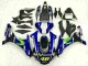 Billige Yamaha YZF R1 Motorrad Verkleidung 2015-2019 - Blau Silber Schwarz Grun MoviStar
