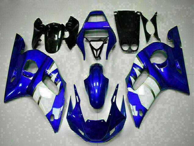 Billige Yamaha YZF R6 Motorrad Verkleidung 1998-2002 - Blau Weiss