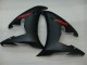 Billige Yamaha YZF R6 Motorrad Verkleidung 2003-2004 - Glanzendes Schwarz Matt Schwarz Rot Aufkleber
