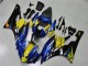 Billige Yamaha YZF R6 Motorrad Verkleidung 2006-2007 - Blau Gelb Glanzendes Schwarz Hai