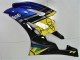 Billige Yamaha YZF R6 Motorrad Verkleidung 2006-2007 - Blau Gelb Glanzendes Schwarz Hai
