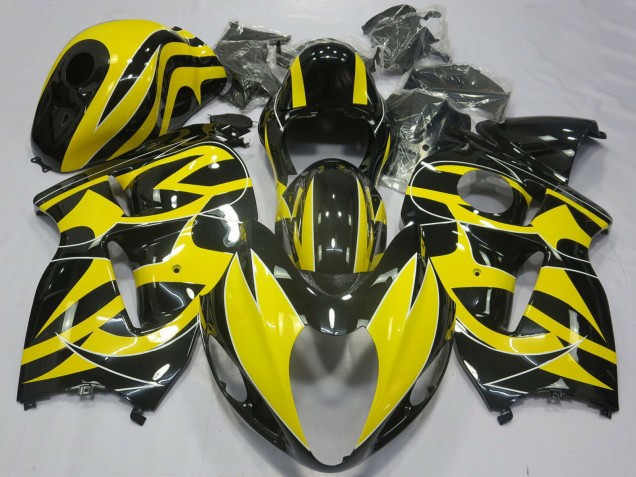 Billige Suzuki GSXR 1300 Motorrad Verkleidung 1996-2007 - Gelb Schwarz