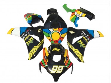 Billige Honda CBR1000RR Motorrad Verkleidung 2008-2011 - Blau Gelb Grun Rot Schwarz Farbrad 99