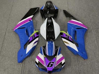 Billige Honda CBR1000RR Motorrad Verkleidung 2004-2005 - Weiss Blau Lila Gelb Glanzendes Schwarz 6