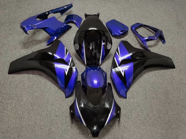 Billige Honda CBR1000RR Motorrad Verkleidung 2008-2011 - Blau Glanzendes Schwarz