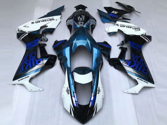 Billige Honda CBR1000RR Motorrad Verkleidung 2017-2024 - Weiss Blau Glanzendes Schwarz