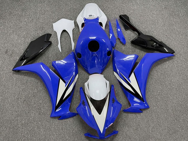 Billige Honda CBR1000RR Motorrad Verkleidung 2012-2016 - Weiss Blau Glanzendes Schwarz