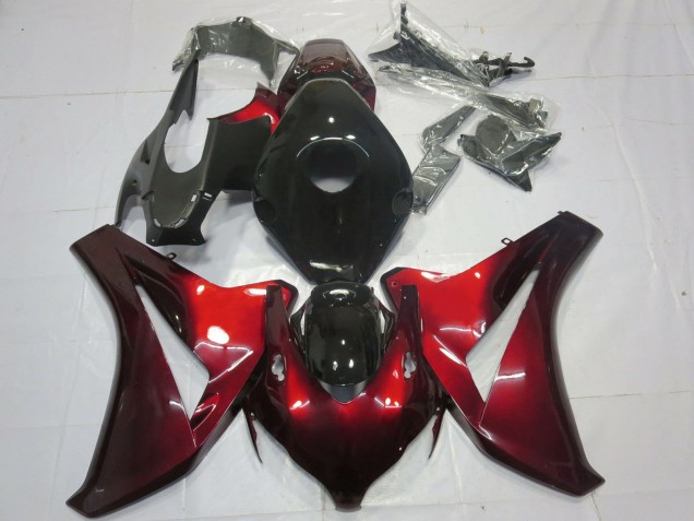 Billige Honda CBR1000RR Motorrad Verkleidung 2008-2011 - Bonbon Rot Schwarz